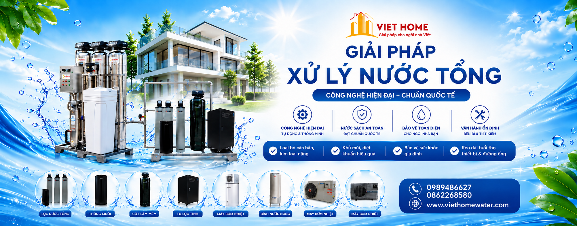 GIẢI PHÁP XỬ LÝ NƯỚC TỔNG